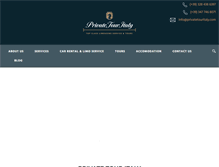 Tablet Screenshot of privatetouritaly.com